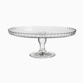 Round glass platter - fruit/cake