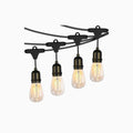 Hanging string lights (allowed)