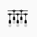 Hanging string lights (allowed)