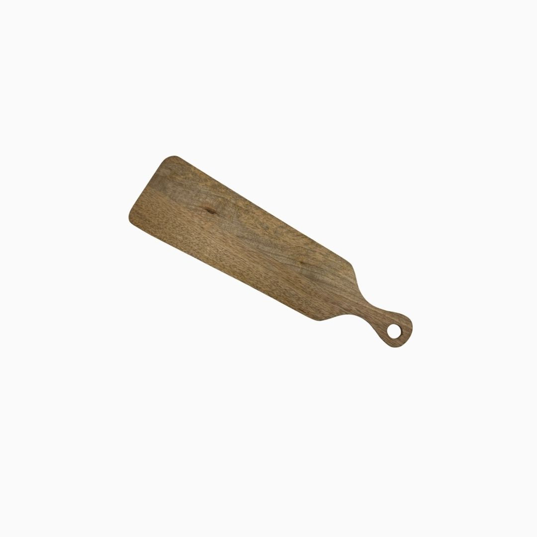 Wooden board with long handle